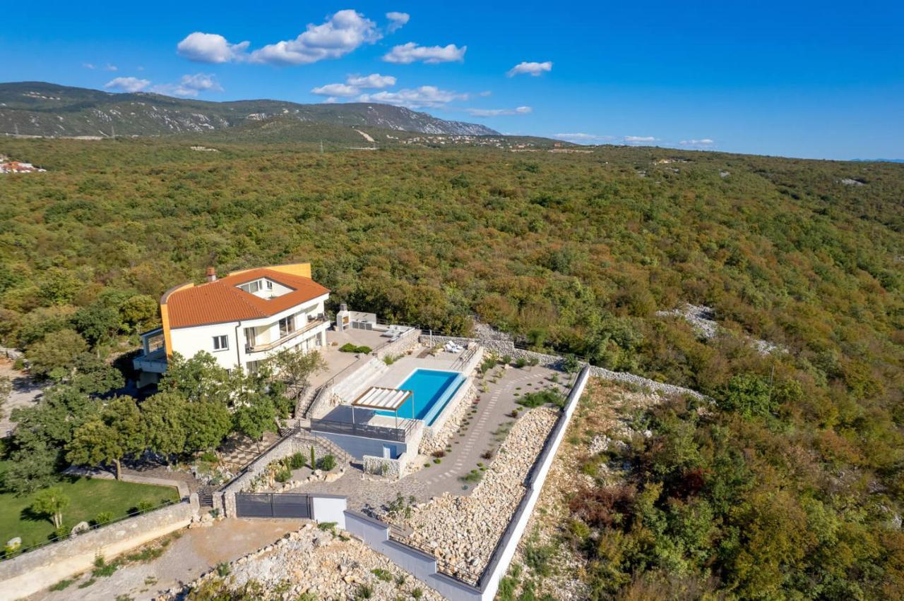 Luxury Villa Ostro With Pool & Krk Bridge View Kraljevica Exteriör bild