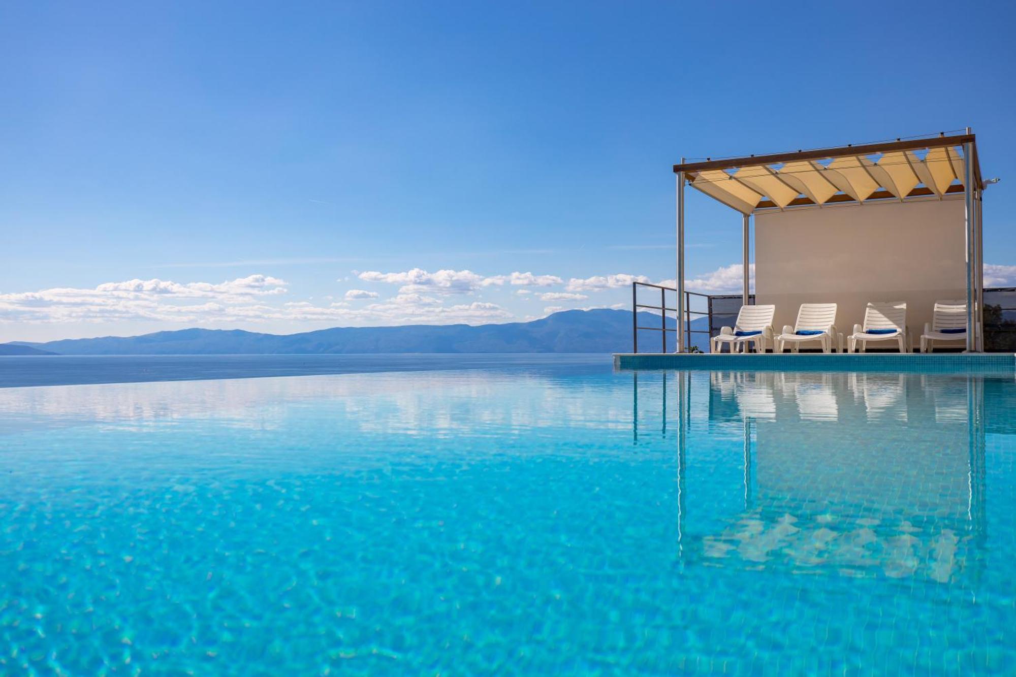 Luxury Villa Ostro With Pool & Krk Bridge View Kraljevica Exteriör bild